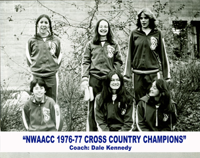 1976-77 SCC Women's Cross Country team