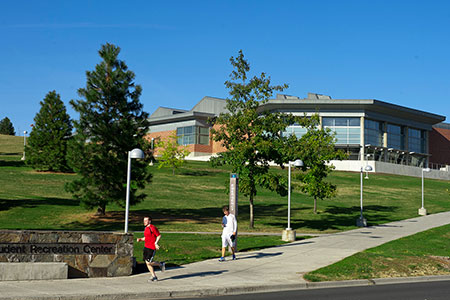 Photo of WSU Recreation Center exterior.