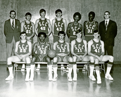 1971-72 CCS Men's Basketball team