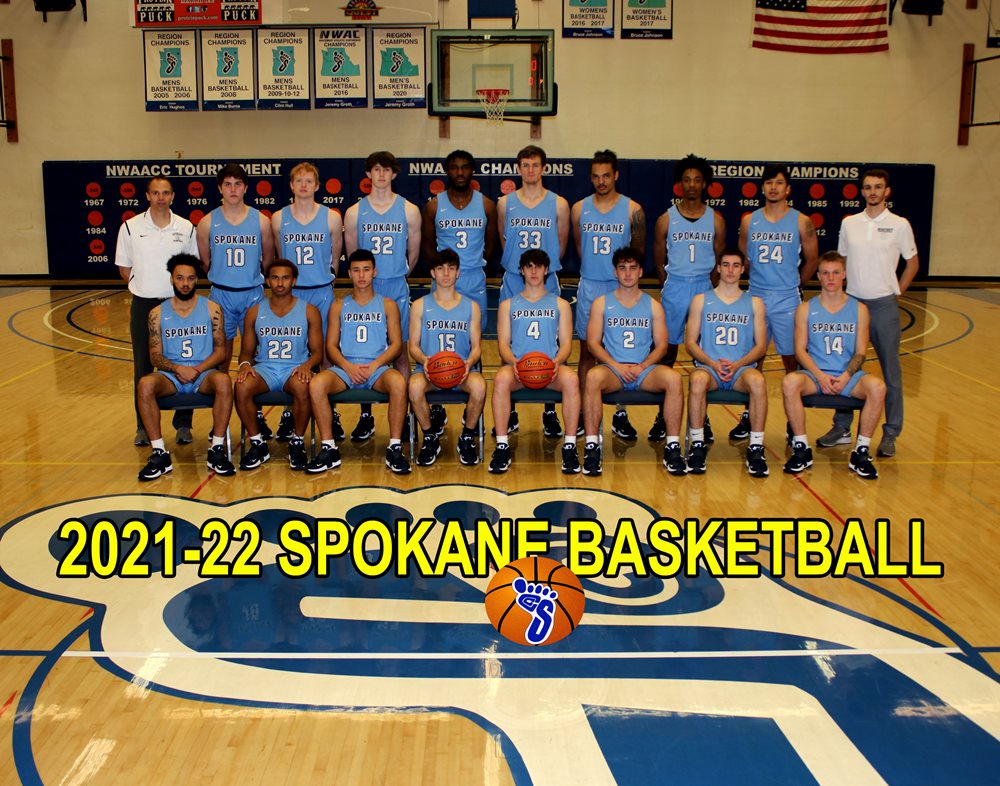 2021-22 Bigfoot Men's Basketball team