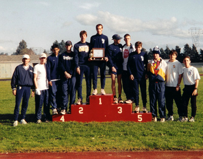 1997-98 CCS Men's Cross Country team