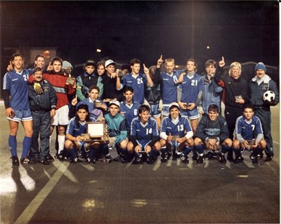 1990-91 CCS Men's Soccer team