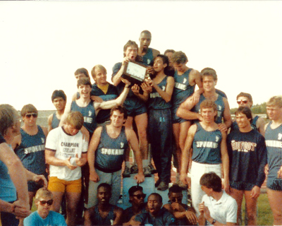 1985-86 CCS Men's Track & Field team