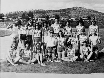 1977-78 CCS Women's Track & Field team