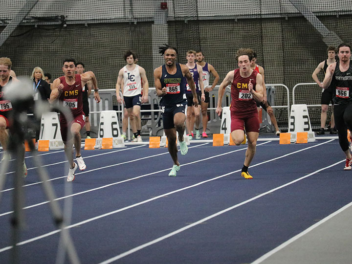 men's track and field sprinting competition